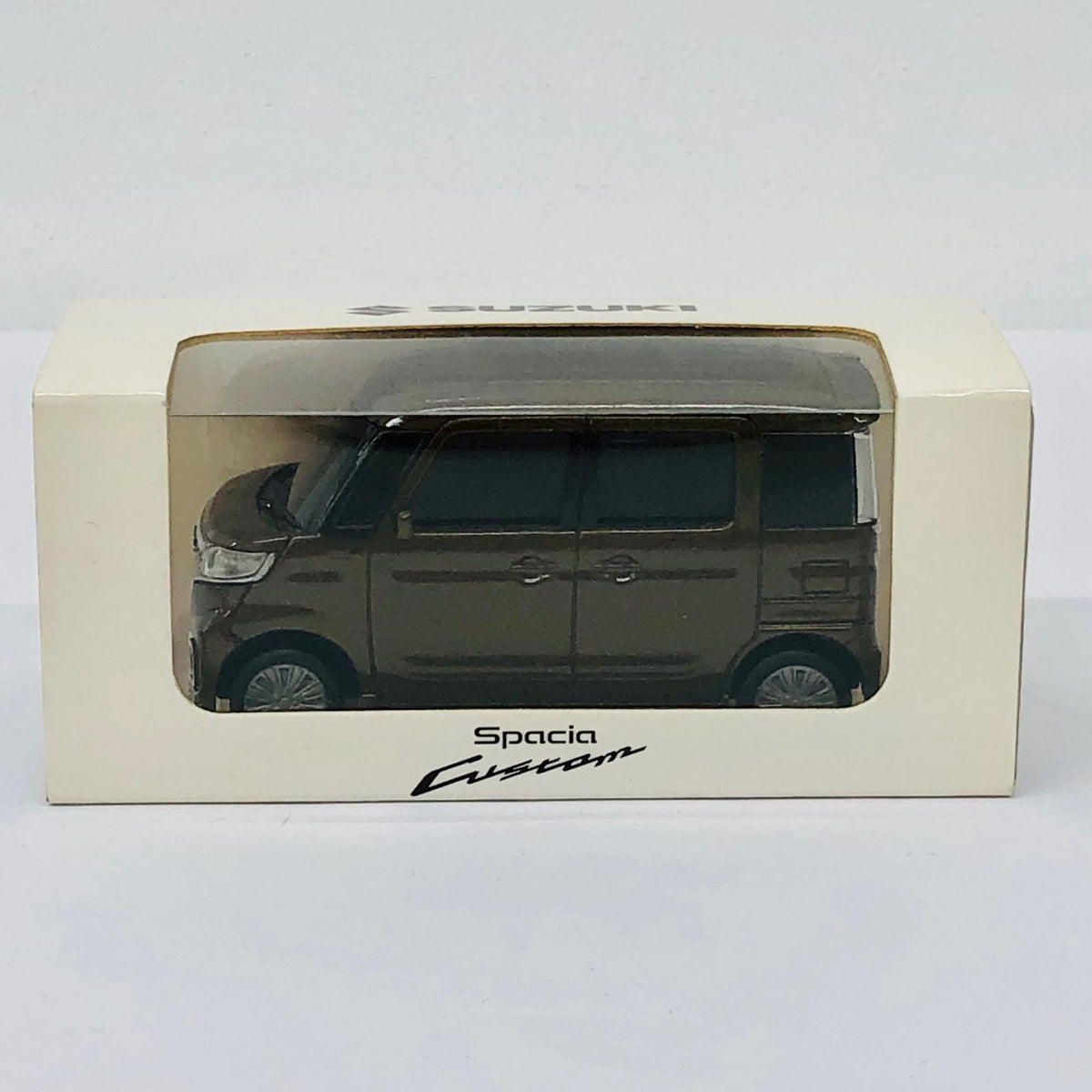 おもちゃ・玩具 スズキ スペーシアカスタム(カーキ) プルバックカー 非売品 スズキ スペーシアカスタム【加古川物流】