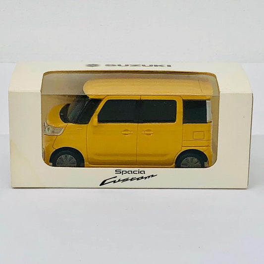 おもちゃ・玩具 スズキ スペーシアカスタム(イエロー) プルバックカー 非売品 スズキ スペーシアカスタム【加古川物流】