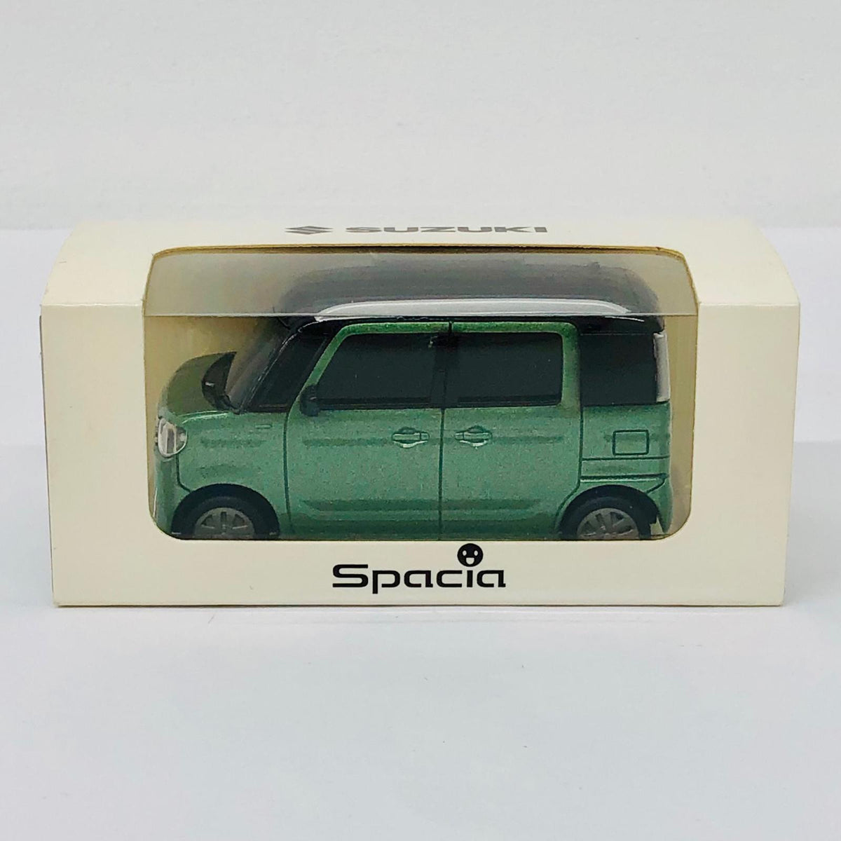 おもちゃ・玩具 スズキ スペーシア(グリーン×ホワイト) プルバックカー 非売品 スズキ スペーシア【加古川物流】