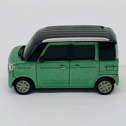 おもちゃ・玩具 スズキ スペーシア(グリーン×ホワイト) プルバックカー 非売品 スズキ スペーシア【加古川物流】