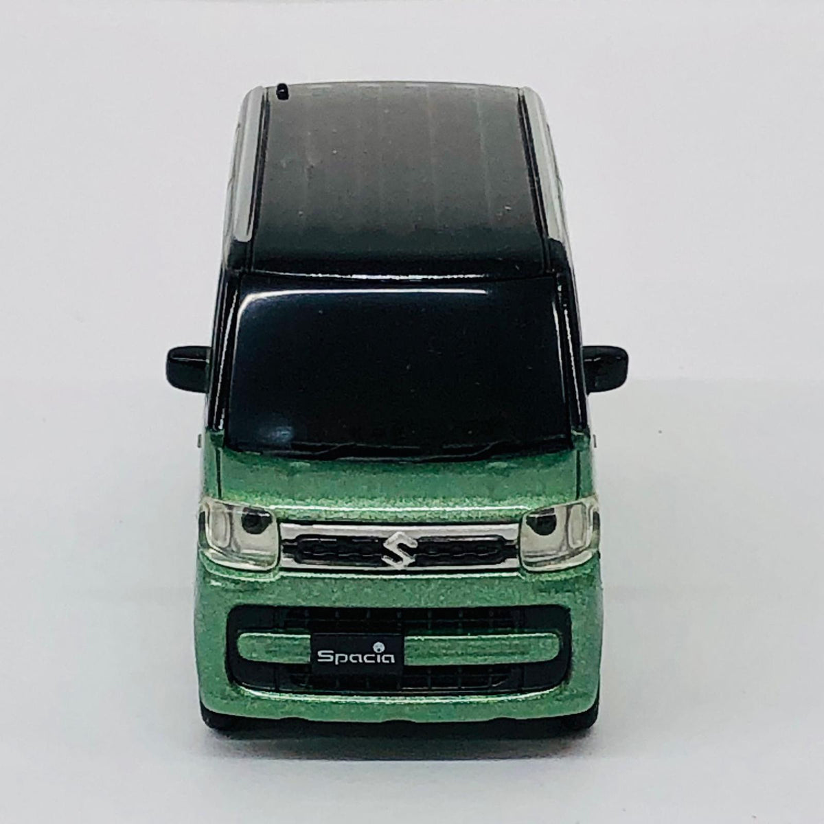 おもちゃ・玩具 スズキ スペーシア(グリーン×ホワイト) プルバックカー 非売品 スズキ スペーシア【加古川物流】