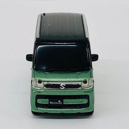 おもちゃ・玩具 スズキ スペーシア(グリーン×ホワイト) プルバックカー 非売品 スズキ スペーシア【加古川物流】