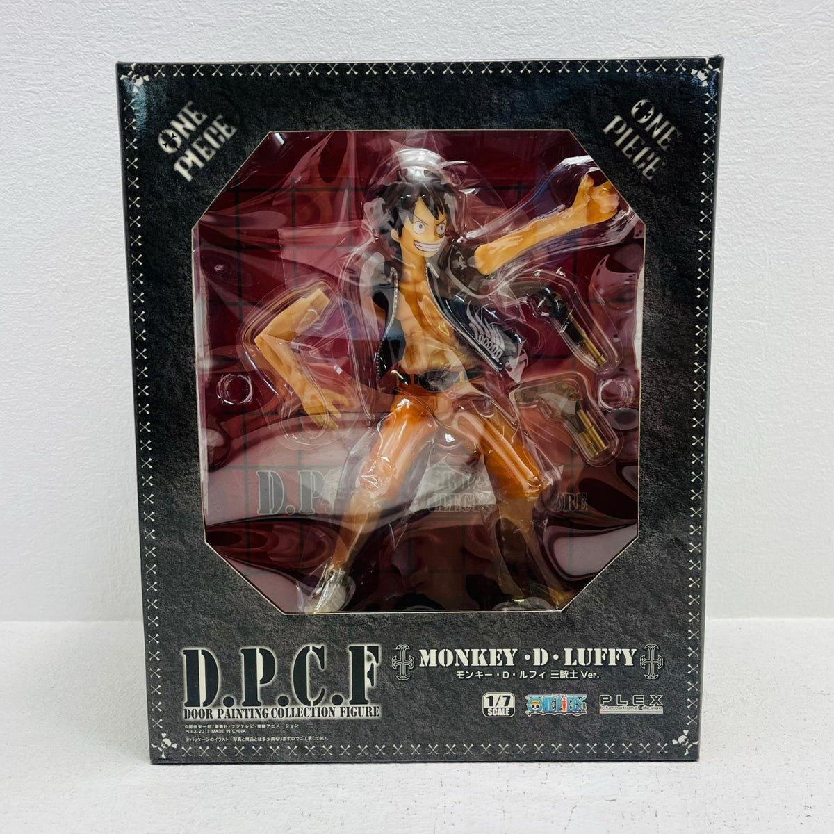 フィギュア モンキー・D・ルフィ三銃士Ver.「ワンピース」DOORPAINTINGCOLLECTIONFIGURE」1/7塗装済み完成品 モンキー・D・ルフィ 三銃士Ver.【フィギュア】【加古川物流】