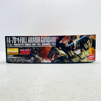 プラモデル 1/100MGFA-78-1フルアーマーガンダム「機動戦士ガンダムMSV」[0162376] FA-78-1フルアーマーガンダム MG 162376【加古川物流】