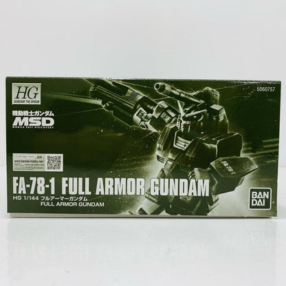 プラモデル 1/144HGFA-78-1フルアーマーガンダム「機動戦士ガンダムMSD」プレミアムバンダイ限定[5060757] FA-78-1フルアーマーガンダム HG プレミアムバンダイ限定 5060757【加古川物流】