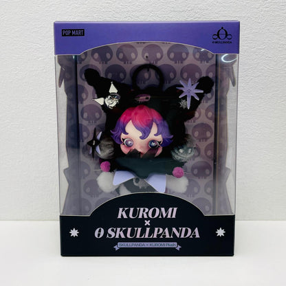 ぬいぐるみ SKULLPANDA×KUROMI ぬいぐるみペンダント 「POPMART SKULLPANDA×サンリオキャラクターズ」 KUROMI SKULLPANDA×サンリオキャラクターズ【加古川物流】
