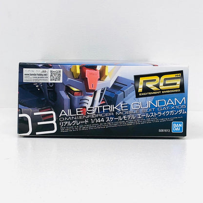 プラモデル 1/144RGGAT-X105エールストライクガンダム「機動戦士ガンダムSEED」[5061613] GAT-X105 エールストライクガンダム RG 5061613【加古川物流】