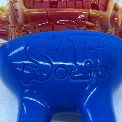 ソフビ人形 HEAD LOCK STUDIO SPACE FRIENDS Little Chop Design FRANKEN CRACK マーブル成型 FRANKEN CRACK マーブル成型 SPACE FRIENDS Little Chop Design【加古川物流】