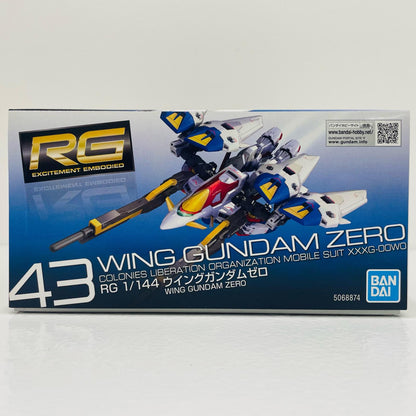 プラモデル 1/144RGXXXG-00W0ウイングガンダムゼロ「新機動戦記ガンダムW」[5068874] ウイングガンダムゼロ RG 5068874【加古川物流】