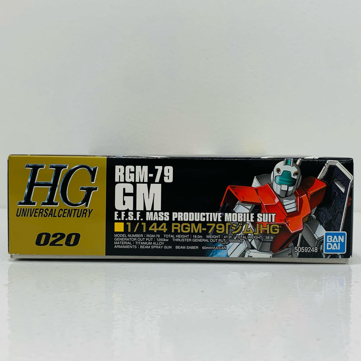 プラモデル 1/144HGUCRGM-79ジム「機動戦士ガンダム」[5059248] RGM-79 ジム HG 5059248【加古川物流】