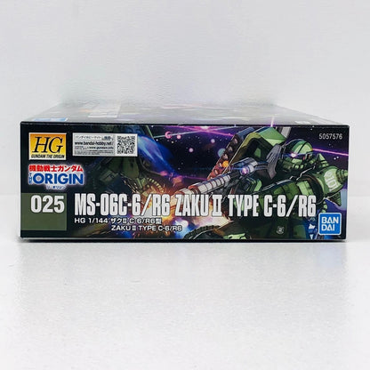 プラモデル 1/144HGMS-06C-6/R6ザクIIC-6/R6型「機動戦士ガンダムTHEORIGIN」[5057576] MS-06C-6/R6 ザクII C-6/R6型 HG 5057576【加古川物流】