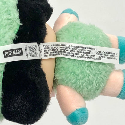 ぬいぐるみ WHAT A FROG「CRYBABY Crying Again シリーズビニールフェイスぬいぐるみ」 POPMART WHAT A FROG CRYBABY Crying Again シリーズビニールフェイスぬいぐるみ【加古川物流】