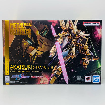 フィギュア METALROBOT魂＜SIDEMS＞アカツキ(シラヌイ装備)SEEDFREEDOMVer.「機動戦士ガンダムSEEDFREEDOM」魂ウェブ商店限定 アカツキ(シラヌイ装備) METAL ROBOT魂 魂ウェブ商店限定【フィギュア】【加古川物流】