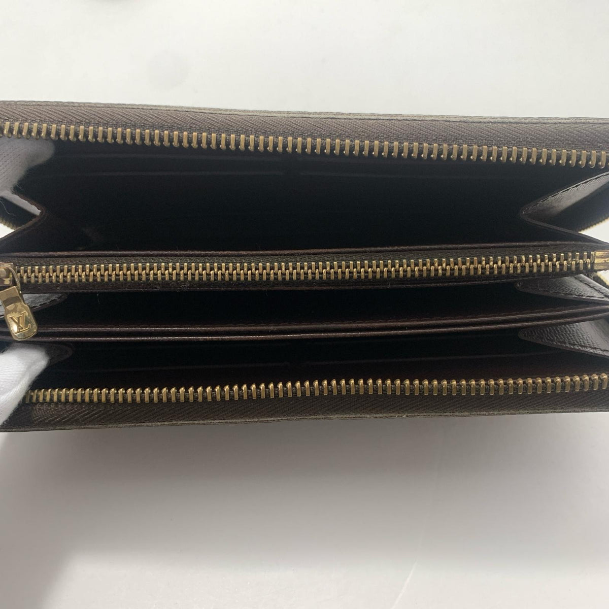 LOUIS VUITTON | ルイ・ヴィトン ダミエ ジッピーウォレット 長財布 N41661 ブラウン【加古川物流】