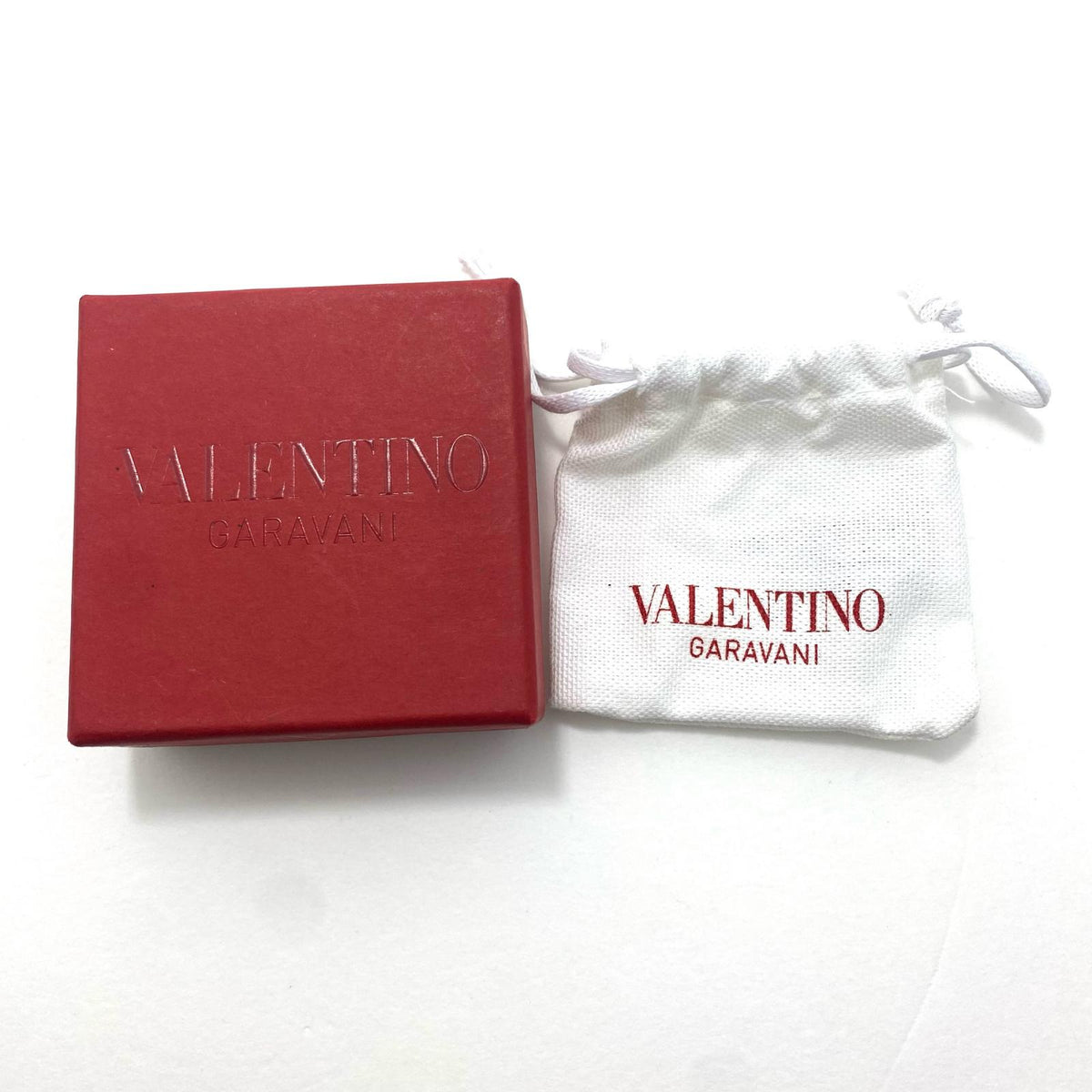 Valentino | ヴァレンチノ Vロゴ ボルディーズ メタルピアス (片耳) ピアス シルバー【加古川物流】