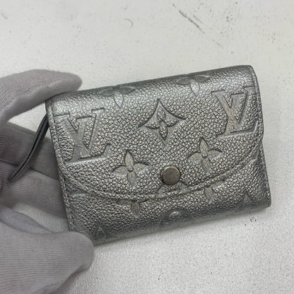 LOUIS VUITTON | ルイ・ヴィトン ポルトモネ・ロザリ 二つ折り財布 M26512 グレー【加古川物流】