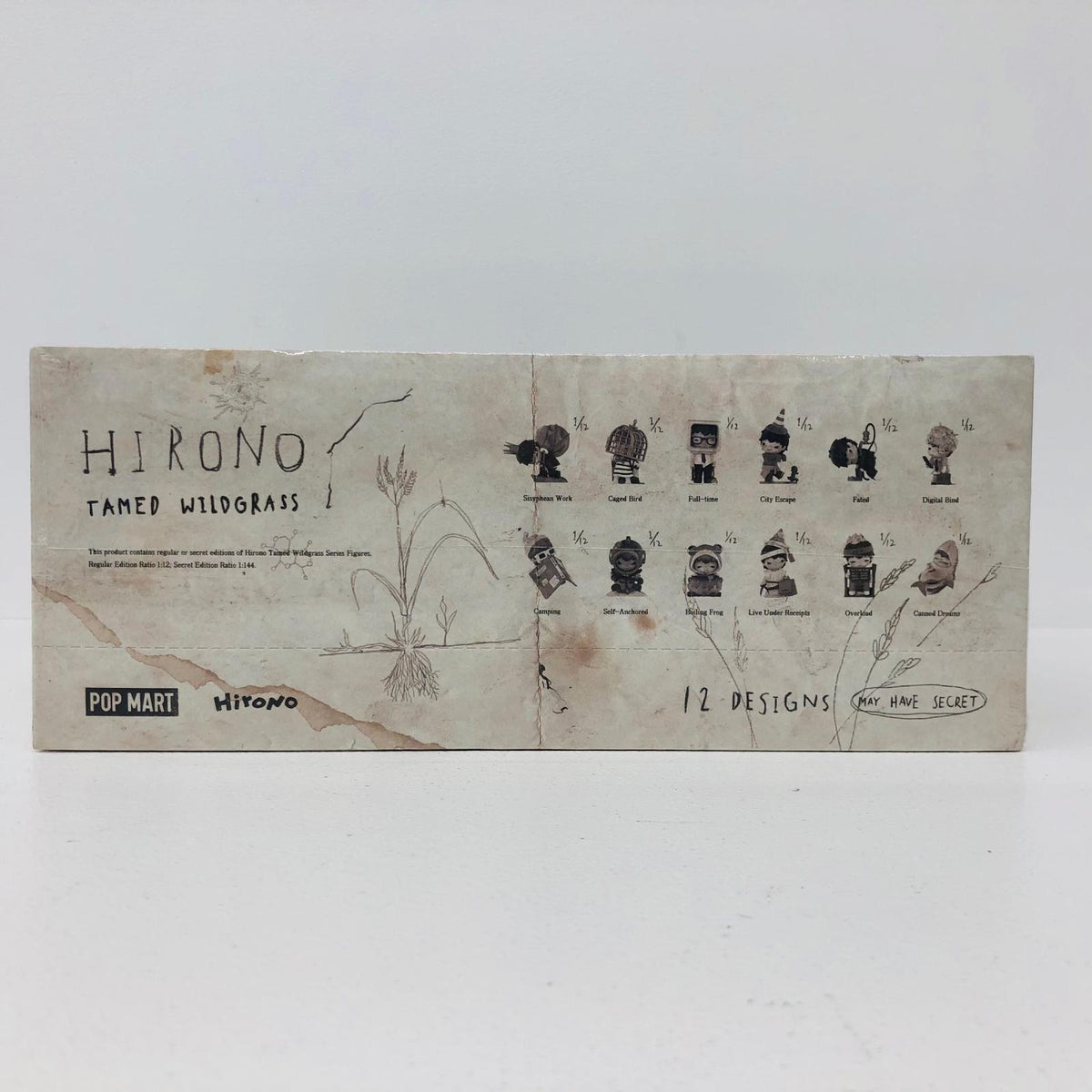 フィギュア 「POPMART Hirono Tamed Wildgrass シリーズ」アソートBOX BOX Hirono Tamed Wildgrass シリーズ【フィギュア】【加古川物流】