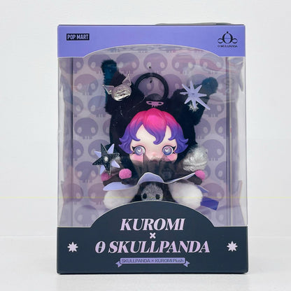 ぬいぐるみ SKULLPANDA×KUROMI ぬいぐるみペンダント 「POPMART SKULLPANDA×サンリオキャラクターズ」 KUROMI SKULLPANDA×サンリオキャラクターズ【加古川物流】