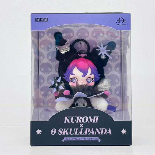 ぬいぐるみ SKULLPANDA×KUROMI ぬいぐるみペンダント 「POPMART SKULLPANDA×サンリオキャラクターズ」 KUROMI SKULLPANDA×サンリオキャラクターズ【加古川物流】