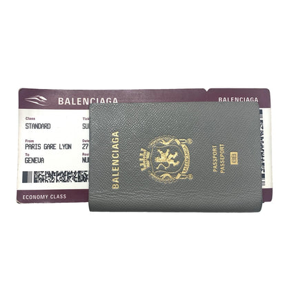 BALENCIAGA | バレンシアガ Passport ロング ウォレット 1 チケット 長財布 787774 グレー【加古川物流】