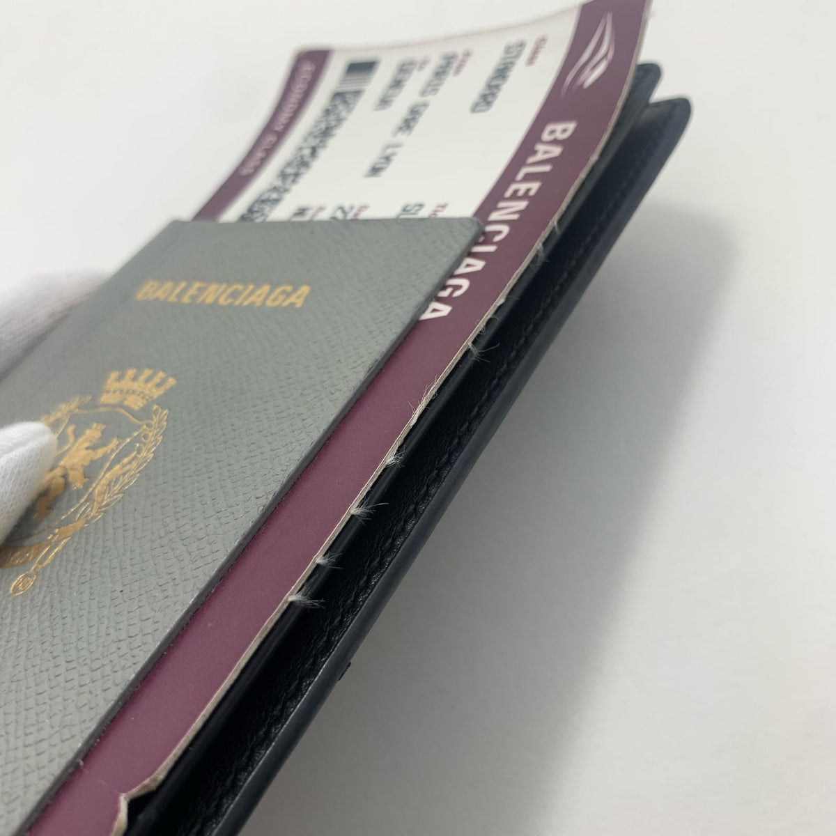 BALENCIAGA | バレンシアガ Passport ロング ウォレット 1 チケット 長財布 787774 グレー【加古川物流】