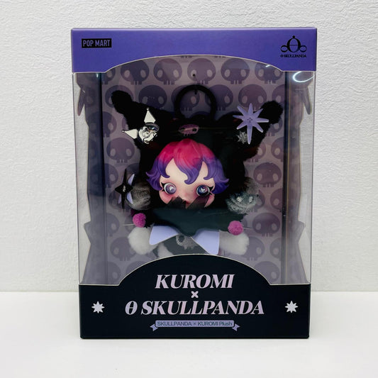ぬいぐるみ SKULLPANDA×KUROMI ぬいぐるみペンダント 「POPMART SKULLPANDA×サンリオキャラクターズ」 KUROMI SKULLPANDA×サンリオキャラクターズ【加古川物流】