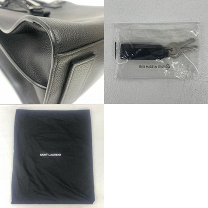 SAINT LAURENT | サンローラン ノース/サウス サック・ド・ジュール ハンドバッグ 647168DTI0E1000 ブラック【加古川物流】