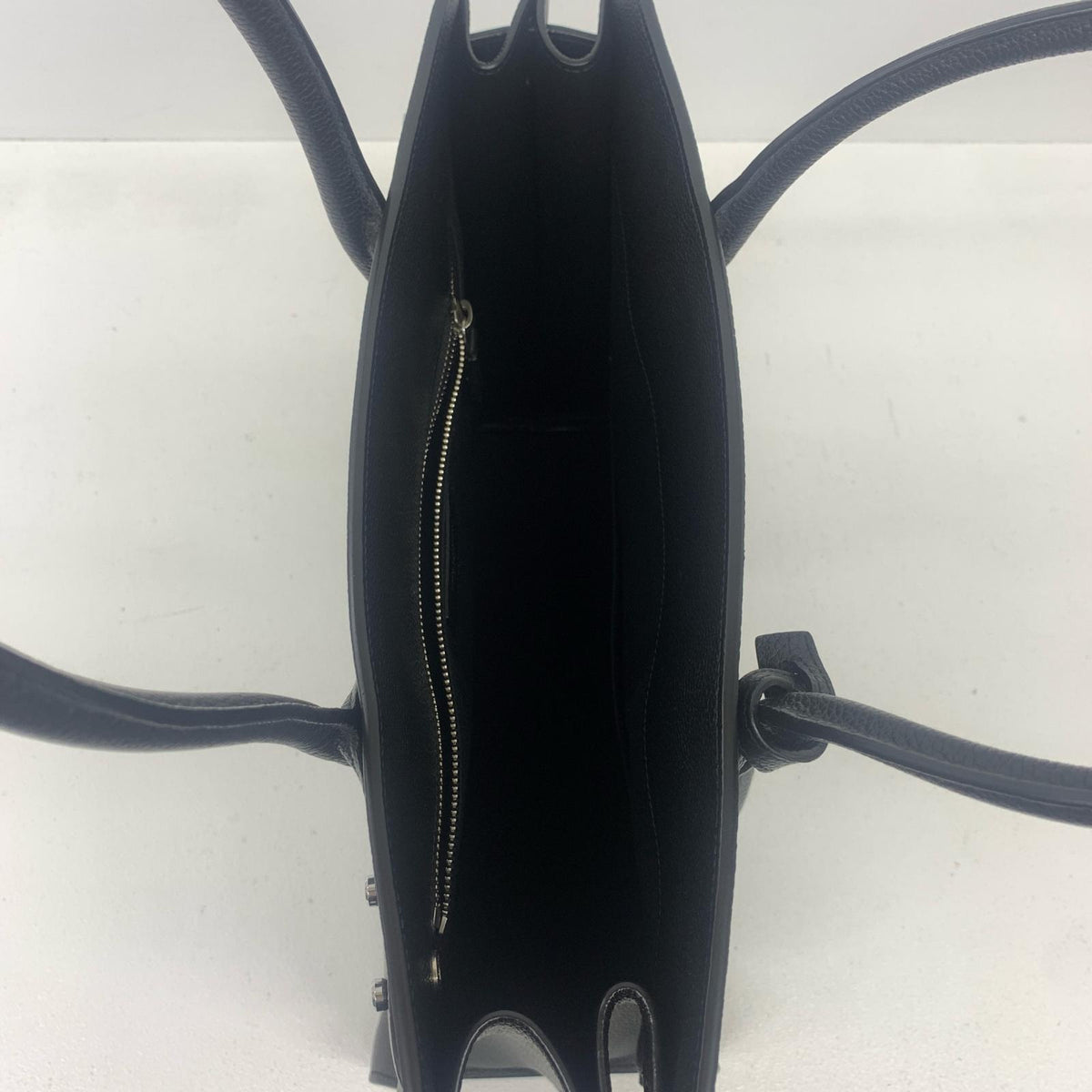 SAINT LAURENT | サンローラン ノース/サウス サック・ド・ジュール ハンドバッグ 647168DTI0E1000 ブラック【加古川物流】