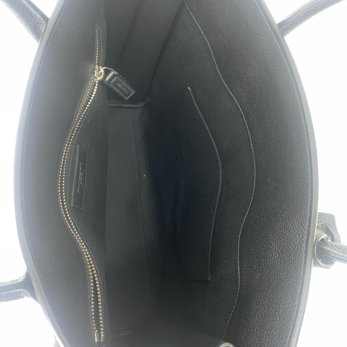 SAINT LAURENT | サンローラン ノース/サウス サック・ド・ジュール ハンドバッグ 647168DTI0E1000 ブラック【加古川物流】