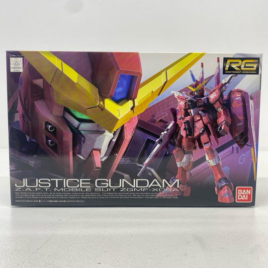 プラモデル 1/144RGZGMF-X09Aジャスティスガンダム「機動戦士ガンダムSEED」[0176512] ZGMF-X09Aジャスティスガンダム RG 176512【加古川物流】