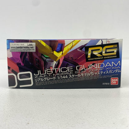 プラモデル 1/144RGZGMF-X09Aジャスティスガンダム「機動戦士ガンダムSEED」[0176512] ZGMF-X09Aジャスティスガンダム RG 176512【加古川物流】