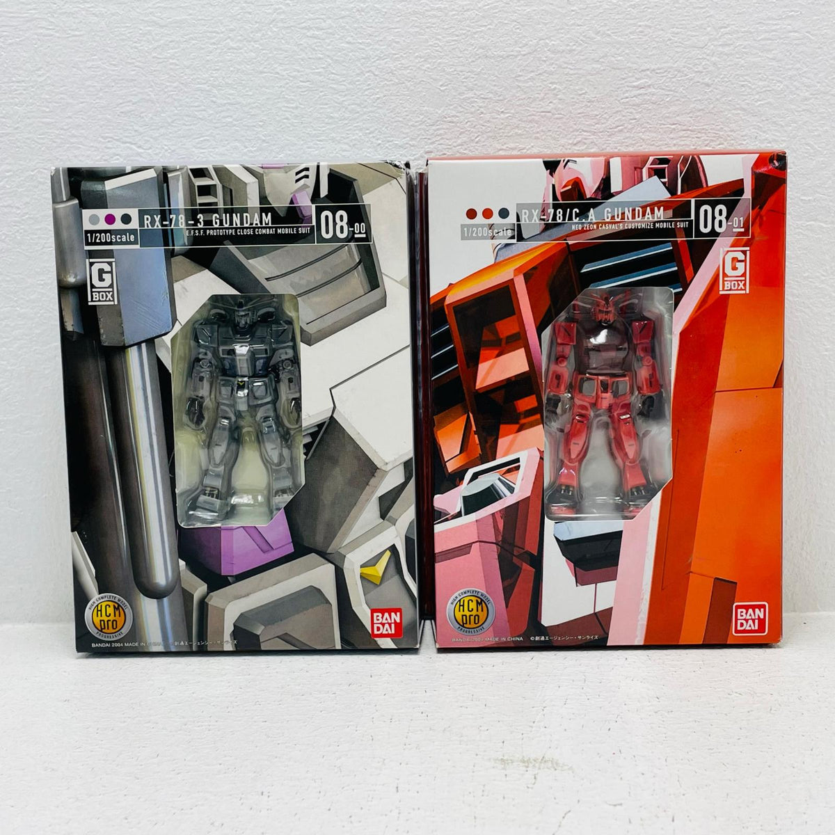 フィギュア HCM-Pro08-00＆08-01G-BOXG-3ガンダム＆キャスバル専用ガンダム「MSV/機動戦士ガンダムギレンの野望」 ガンダム＆キャスバル専用ガンダム ハイコンプリートモデルプログレッシブ【フィギュア】【加古川物流】