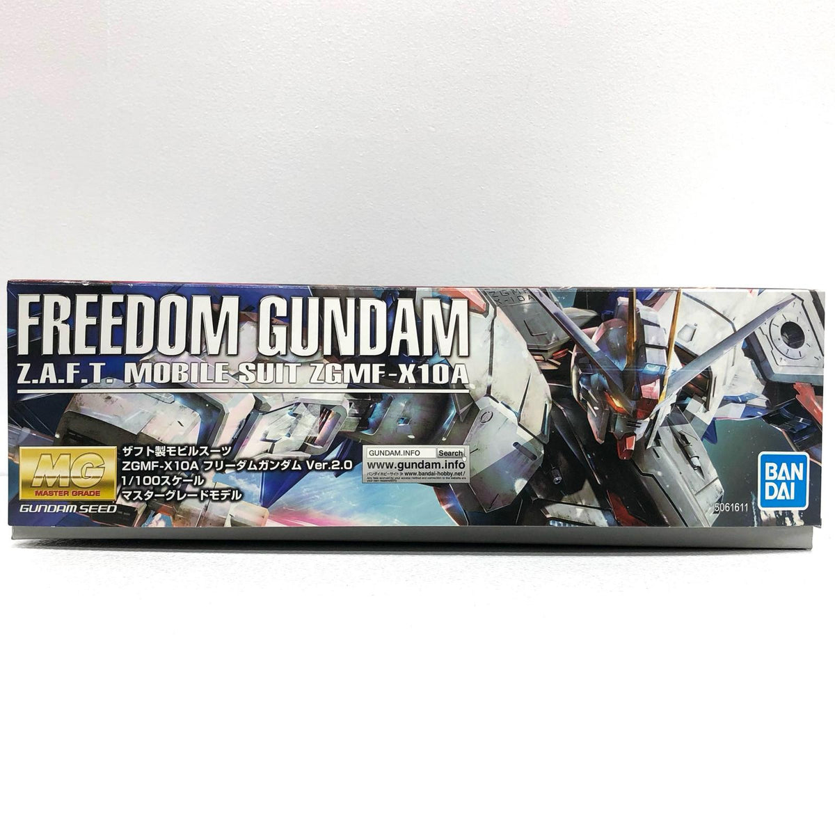 プラモデル 1/100MGZGMF-X10AフリーダムガンダムVer.2.0「機動戦士ガンダムSEED」[5061611] ZGMF-X10A フリーダムガンダム ver. 2.0 MG 5061611【加古川物流】