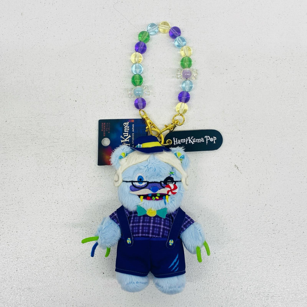 その他ホビー ハミクマポップストラップ付きマスコットキーチェーン 「ハロウィーン・ホラー・ナイト」 ユニバーサル・スタジオ・ジャパン ハミクマポップ【加古川物流】