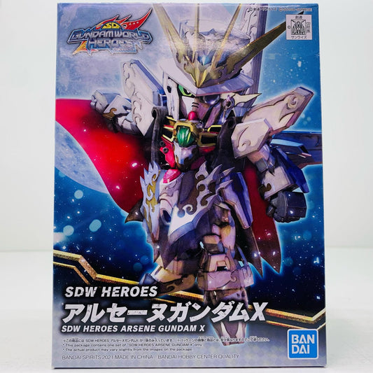プラモデル アルセーヌガンダムX「SDガンダムワールドヒーローズ」[2568793] アルセーヌガンダムX 2568793【加古川物流】