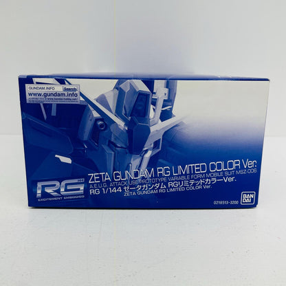 フィギュア 1/144RGMSZ-006ZガンダムRGリミテッドカラーVer.「機動戦士Zガンダム」プレミアムバンダイ限定[0218513] MSZ-006ZガンダムRGリミテッドカラーVer. プレミアムバンダイ限定 218513【フィギュア】【加古川物流】