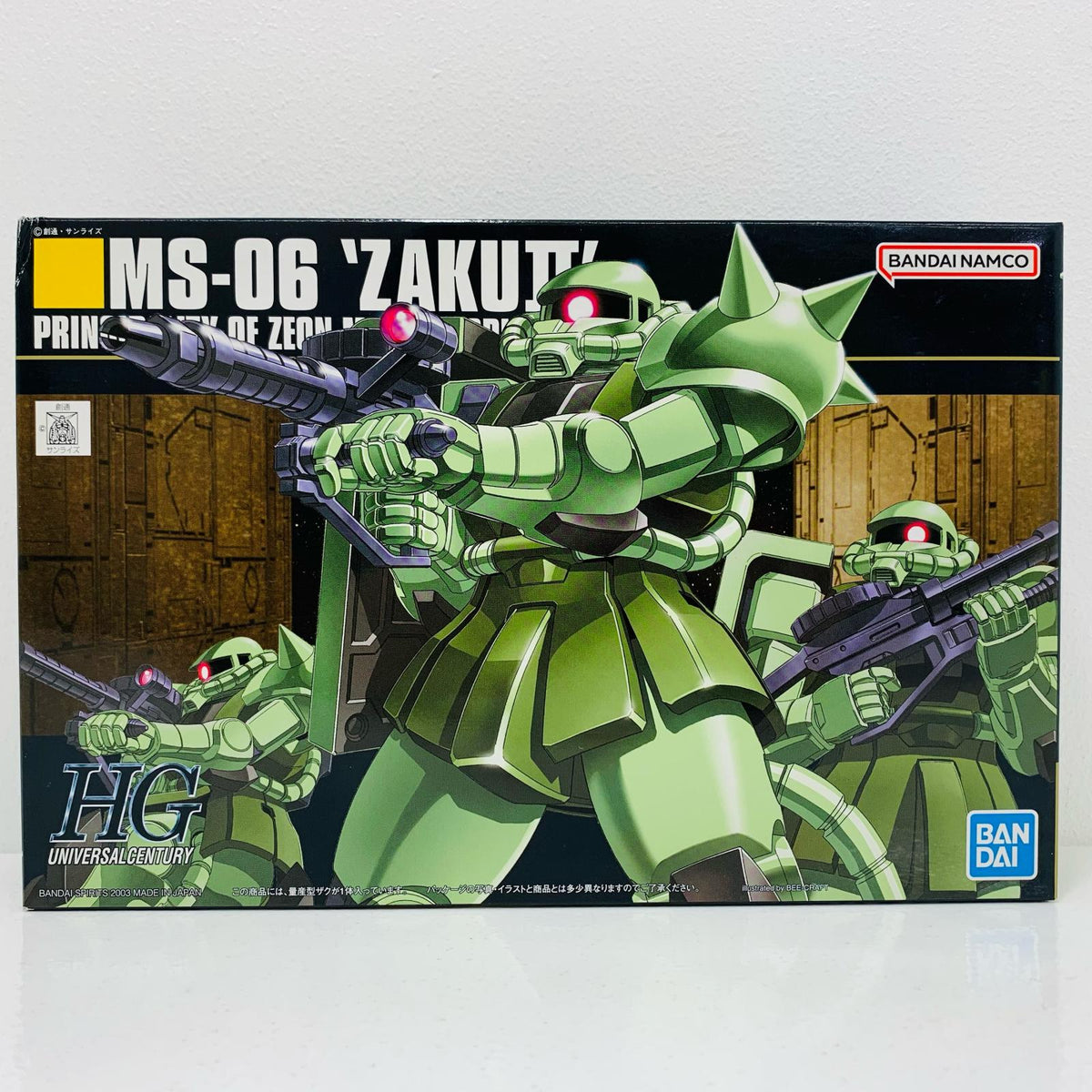 プラモデル 1/144HGUCMS-06量産型ザク「機動戦士ガンダム」 量産型ザク HG【加古川物流】
