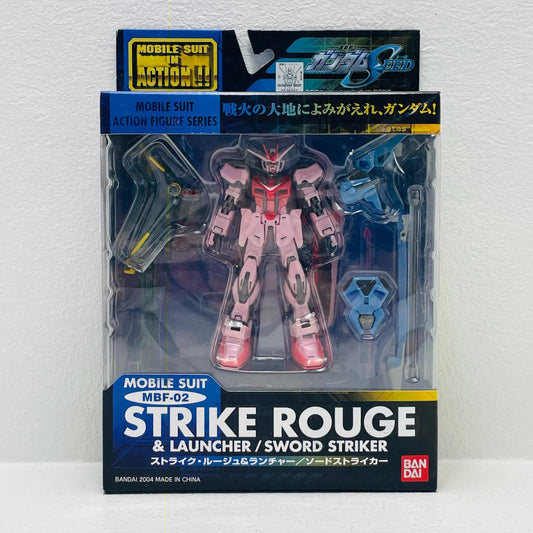 フィギュア MSINACTION!!ストライク・ルージュ＆ランチャー「機動戦士ガンダムSEED」 ストライク・ルージュ&ランチャー MOBILE SUIT IN ACTION!!【フィギュア】【加古川物流】