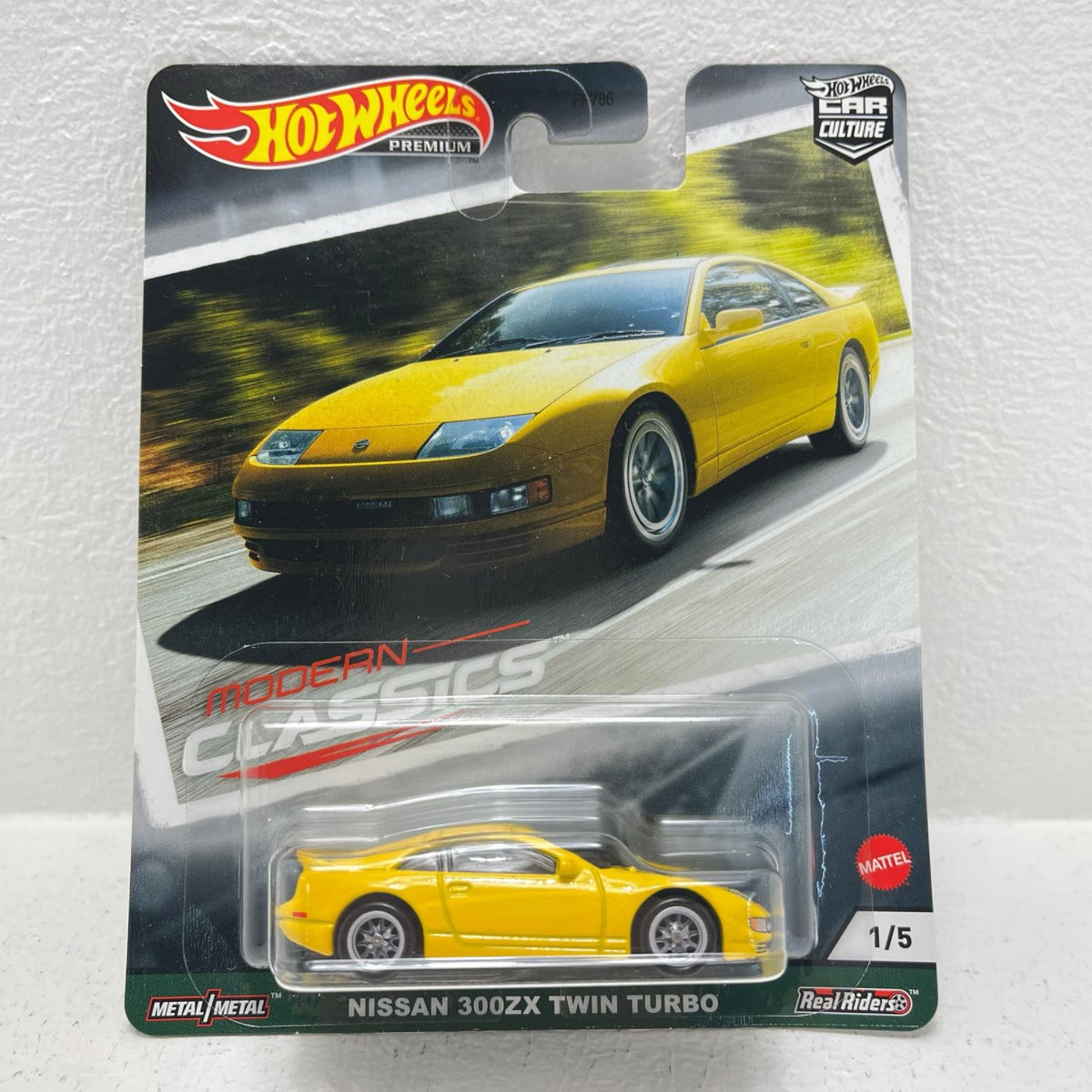 おもちゃ・玩具 1/64日産300ZXツインターボ「HotWheelsカーカルチャーモダン・クラシックス」[GRJ93] 日産300ZXツインターボ 1/64スケール【加古川物流】