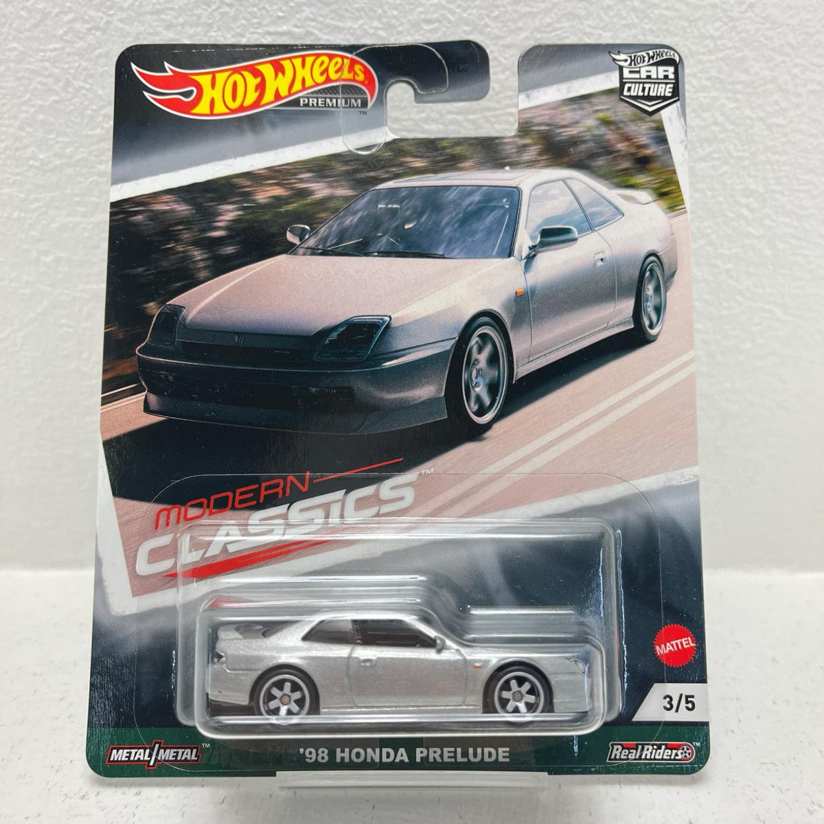 おもちゃ・玩具 1/64’98ホンダプレリュード「HotWheelsカーカルチャーモダン・クラシックス」[GRJ91] 98ホンダプレリュード 1/64スケール【加古川物流】