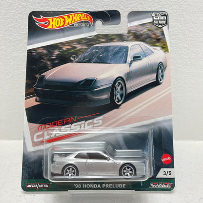 おもちゃ・玩具 1/64’98ホンダプレリュード「HotWheelsカーカルチャーモダン・クラシックス」[GRJ91] 98ホンダプレリュード 1/64スケール【加古川物流】