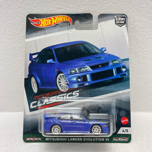 おもちゃ・玩具 1/64三菱ランサーエボリューションVI「HotWheelsカーカルチャーモダン・クラシックス」[GRJ89] 三菱ランサーエボリューションVI 1/64スケール【加古川物流】