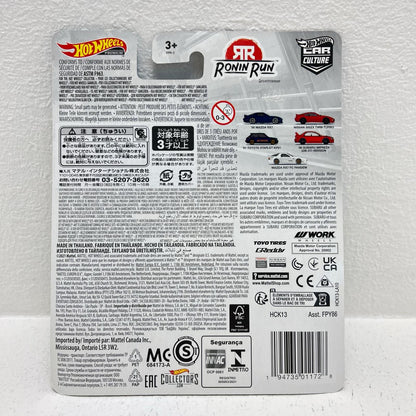 おもちゃ・玩具 1/64’95マツダRX7「HotWheelsカーカルチャーローニン・ラン」[HCK13] 95マツダRX7 1/64スケール【加古川物流】