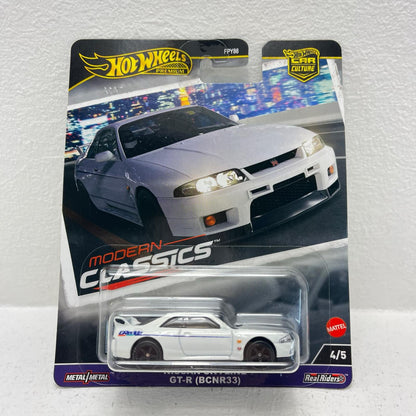 おもちゃ・玩具 1/64 日産 スカイライン GT-R（BCNR33） 「HotWheels カーカルチャー モダン・クラシックス」 [HRV99-9866] 日産 スカイライン GT-R 1/64スケール【加古川物流】
