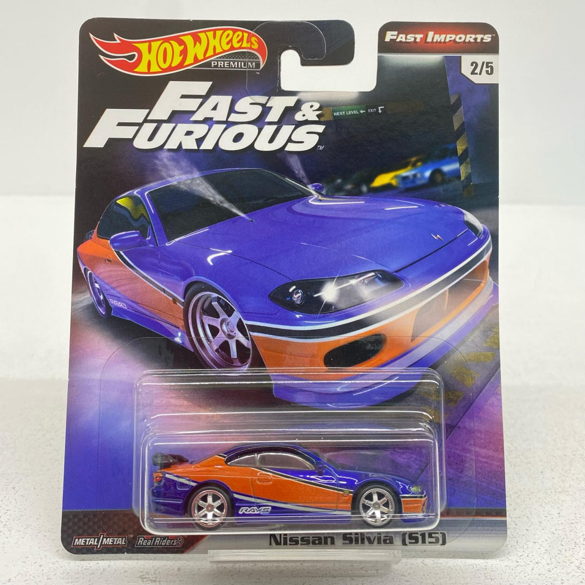 おもちゃ・玩具 1/64NISSANSILVIAS15「HotWheelsワイルド・スピード」[GBW76] NISSANSILVIAS15 1/64スケール【加古川物流】