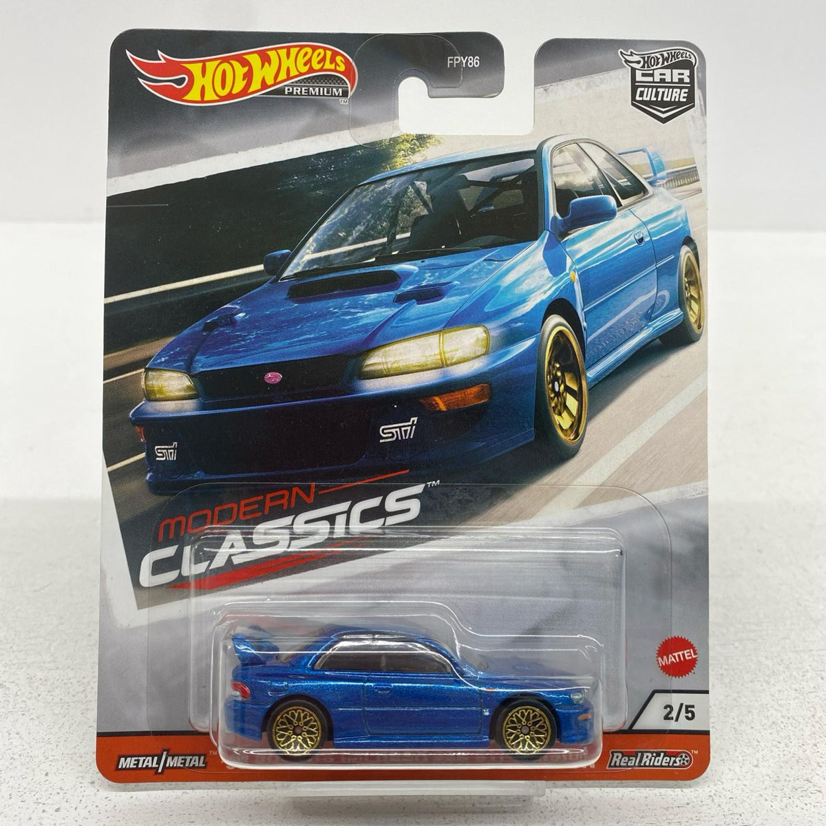 おもちゃ・玩具 1/64’98SUBARUIMPREZA22BSTi-VERSION「HotWheelsカーカルチャーModernClassics」[GJP96] 98SUBARUIMPREZA22BSTi-VERSION 1/64スケール【加古川物流】