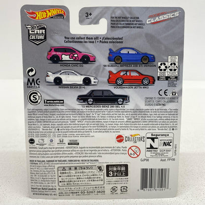 おもちゃ・玩具 1/64VOLKSWAGENJETTAMK3「HotWheelsカーカルチャーModernClassics」[GJP98] VOLKSWAGENJETTAMK3 1/64スケール【加古川物流】
