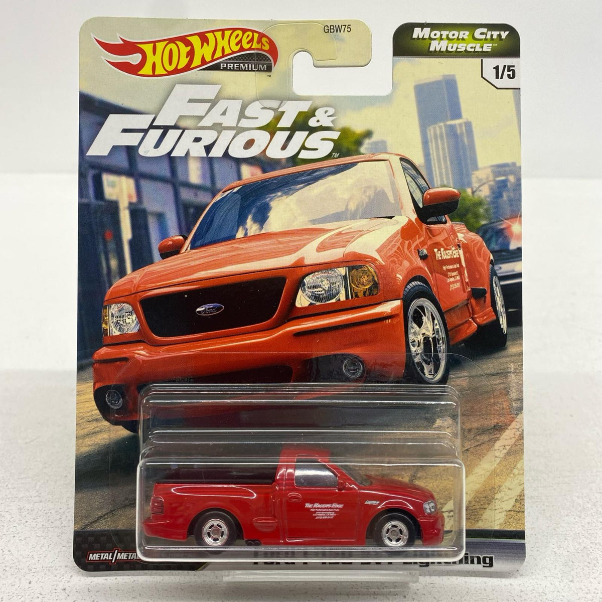 おもちゃ・玩具 1/64FordF-150SVTLightning「HotWheelsワイルド・スピード-MOTORCITYMUSCLE」[GJR68] FordF-150SVTLightning 1/64スケール【加古川物流】