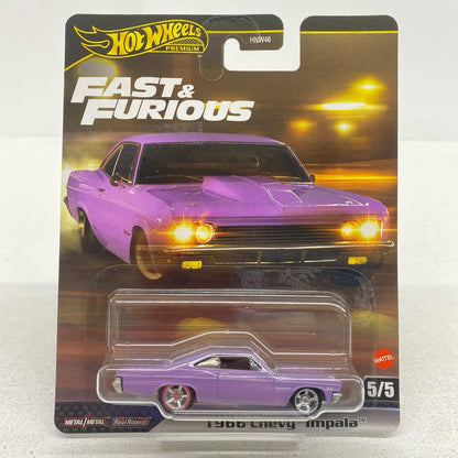 おもちゃ・玩具 1/64 1966 シェビー インパラ 「HotWheels ワイルド・スピード」 [JBL95-9866] 1966 シェビー インパラ 1/64スケール【加古川物流】