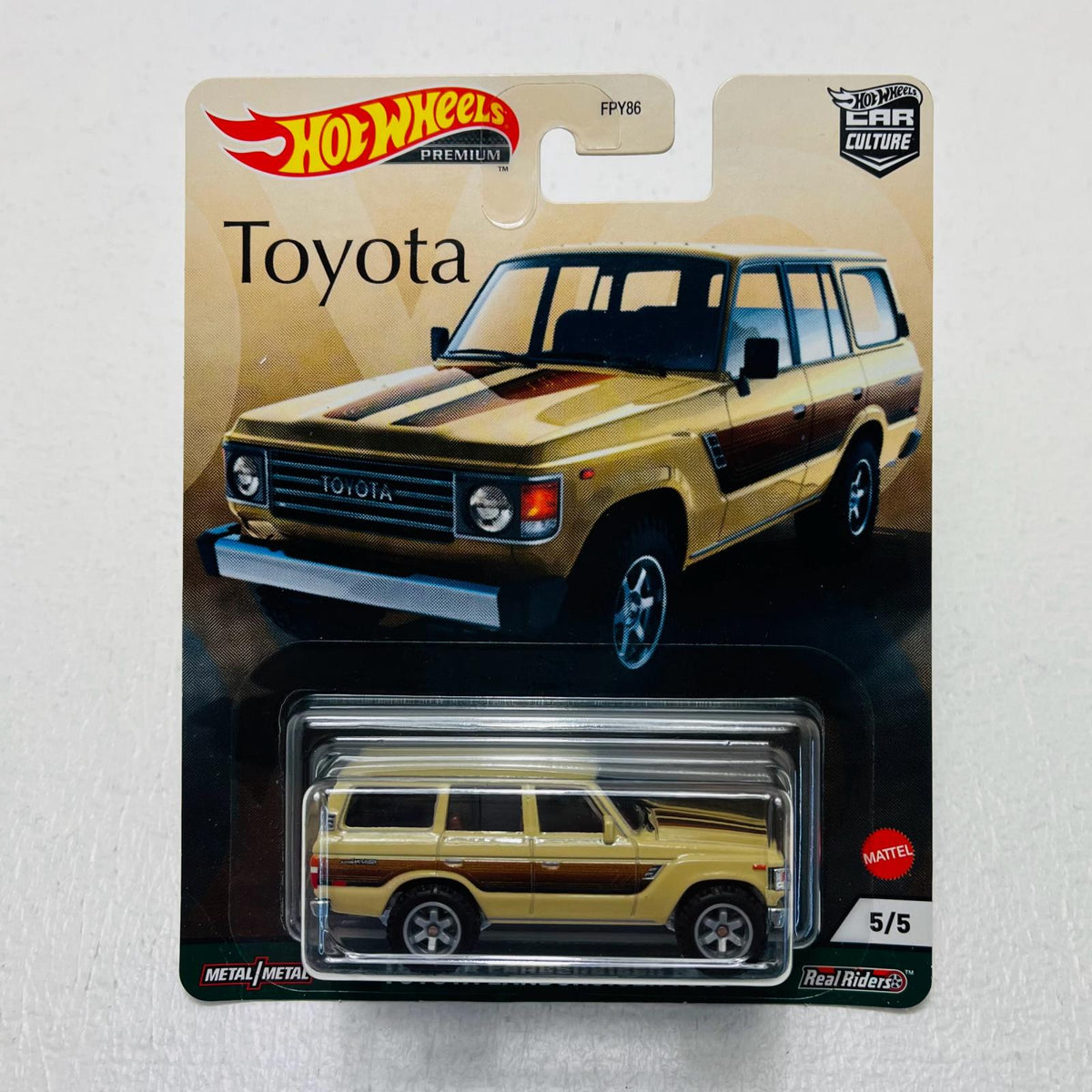 おもちゃ・玩具 1/64トヨタ・ランドクルーザーFJ60「HotWheelsカーカルチャーTOYOTA」[GRJ94] トヨタ・ランドクルーザーFJ60 1/64スケール【加古川物流】